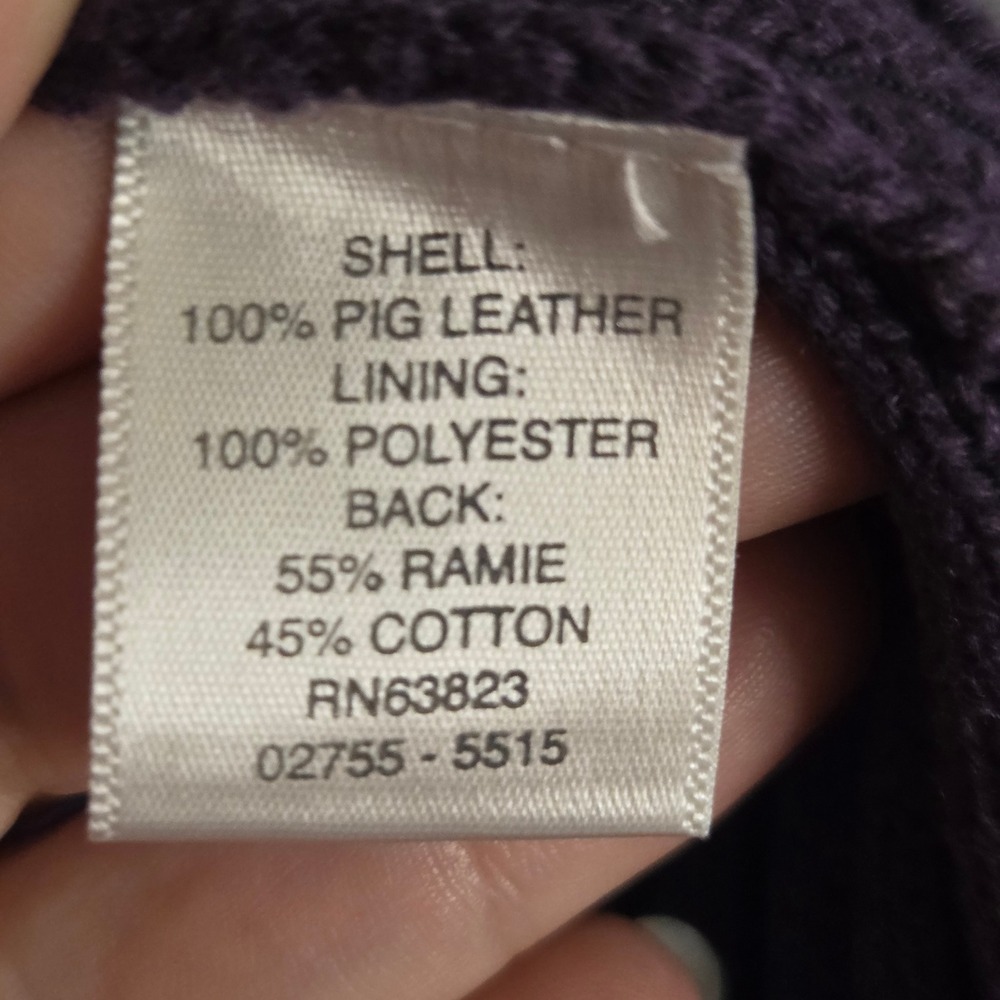 Christopher & Banks Purple Suede Knit Vest Women's XL Western Rustic Layering - Picture 10 of 13
